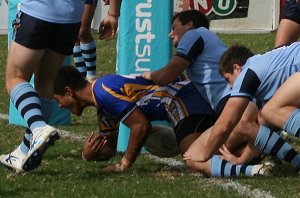 ASSRL 2010 Day 4 U18's Action NSW CHS v ACT Schoolboys (Photo : ourfootymedia)