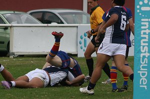 ASSRL 2010 Day 4 U18's Action VIC v SA Schoolboys (Photo : ourfootymedia)