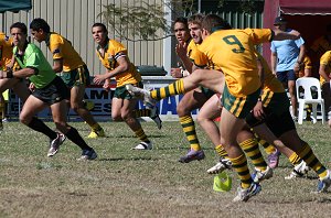ASSRL 2010 Day 5 U18 Schoolboys Action CAS v NSWCIS (Photo : ourfootymedia)