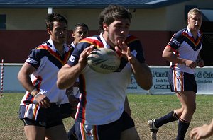 ASSRL 2010 Day 5 U18 Schoolboys Action CAS v NSWCIS (Photo : ourfootymedia)