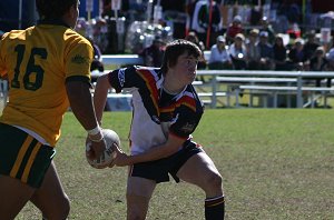 ASSRL 2010 Day 5 U18 Schoolboys Action CAS v NSWCIS (Photo : ourfootymedia)