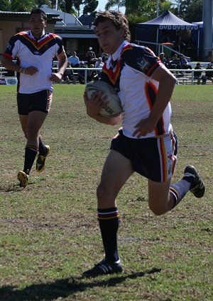 ASSRL 2010 Day 5 U18 Schoolboys Action CAS v NSWCIS (Photo : ourfootymedia)