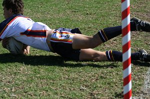 ASSRL 2010 Day 5 U18 Schoolboys Action CAS v NSWCIS (Photo : ourfootymedia)