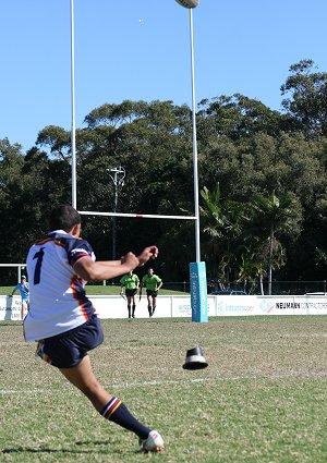 ASSRL 2010 Day 5 U18 Schoolboys Action CAS v NSWCIS (Photo : ourfootymedia)