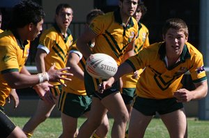 ASSRL 2010 Day 5 U18 Schoolboys Action CAS v NSWCIS (Photo : ourfootymedia)