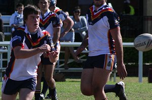 ASSRL 2010 Day 5 U18 Schoolboys Action CAS v NSWCIS (Photo : ourfootymedia)