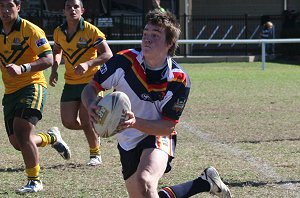 ASSRL 2010 Day 5 U18 Schoolboys Action CAS v NSWCIS (Photo : ourfootymedia)