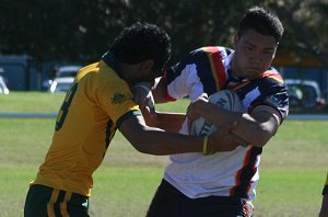 ASSRL 2010 Day 5 U18 Schoolboys Action CAS v NSWCIS (Photo : ourfootymedia)