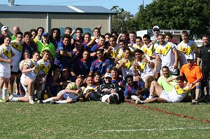 West Australian & South Australian U18 Schoolboys teams together (Photo : ourfootymedia) 