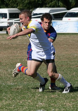 ASSRL 2010 Day 5 U18 Schoolboys Action SA v WA (Photo : ourfootymedia)