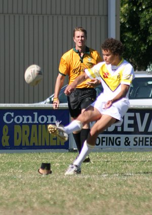 ASSRL 2010 Day 5 U18 Schoolboys Action SA v WA (Photo : ourfootymedia)