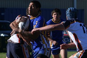 ASSRL 2010 Day 6 U18 Schoolboys Action NSWCIS v ACT (Photo : ourfootymedia)