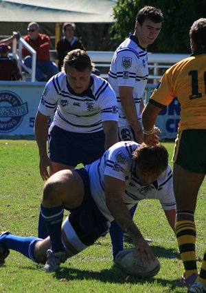 ASSRL 2010 Day 6 U18 Schoolboys Action NSWCCC v CAS (Photo : ourfootymedia)