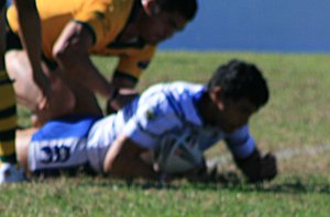ASSRL 2010 Day 6 U18 Schoolboys Action NSWCCC v CAS (Photo : ourfootymedia)