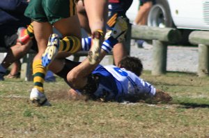 ASSRL 2010 Day 6 U18 Schoolboys Action NSWCCC v CAS (Photo : ourfootymedia)