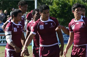 U18 Championship QSS v NSWCHS action (Photo : ourfootymedia)