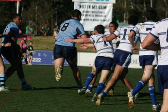 NSWCHS v NSWCCC ASSRL Champs Day 2 Action (Photo : OurFootyMedia) 