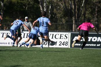 NSWCHS v NSWCCC ASSRL Champs Day 2 Action (Photo : OurFootyMedia) 