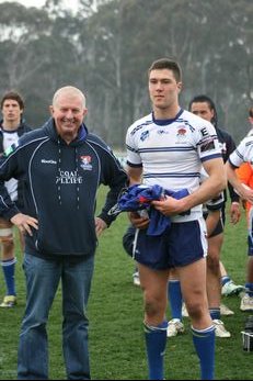 Curtis SIRONEN recieves his Player of the Match Award (Photo : OurFootyMedia) 