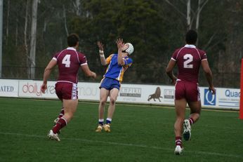 Queensland Schoolboys 18's v ACT 18's schoolboys - SEMI FINAL Day 4 Action (Photo : OurFootyMedia) 