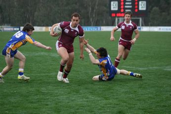 Queensland Schoolboys 18's v ACT 18's schoolboys - SEMI FINAL Day 4 Action (Photo : OurFootyMedia) 