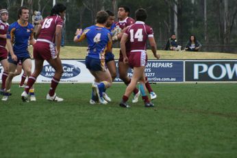 Queensland Secondary Schoolboys 18's v ACT 18's schoolboys - SEMI FINAL Day 4 Action (Photo : OurFootyMedia) 