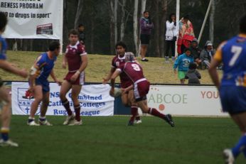 Queensland Secondary Schoolboys 18's v ACT 18's schoolboys - SEMI FINAL Day 4 Action (Photo : OurFootyMedia) 