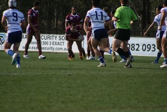 Sam Harrold scores  - ASSRL Championship Final - Queensland Schoolboys v NSW CCC action (Photo's : OurFootyMedia) 