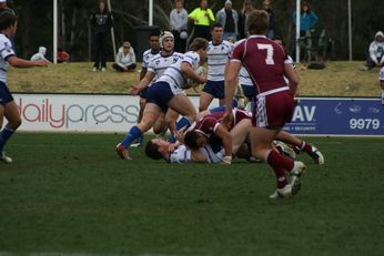 ASSRL Championship Final - Queensland Schoolboys v NSW CCC action (Photo's : OurFootyMedia) 
