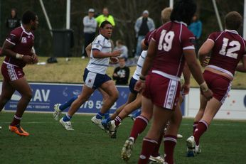 ASSRL Championship Final - Queensland Schoolboys v NSW CCC action (Photo's : OurFootyMedia) 