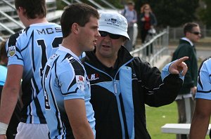 Mick Lewis has a chat - NSW CCC trials day 1 Under 18's in aCTioN MCC v MCS