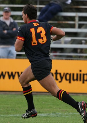 Ben Muslino head for the line - NSW CCC trials day 1 Under 18's in aCTioN SICC v NCCC (Photo's : ourfooty media)