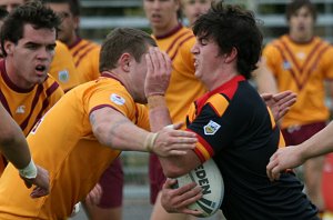 Sam Keogh runs at the defence - NSW CCC trials day 1 Under 18's in aCTioN SICC v NCCC (Photo's : ourfooty media)