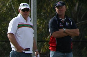 Brian Johnston - AIS Head Coach watches with interest - NSW CCC U 18's trials '08 (Photo : ourfooty media) 