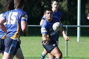 Chris Binge gets the backs moving - Parramatta Eels SG Ball Vs NSW CCC U 18's (Photo : ourfooty media)