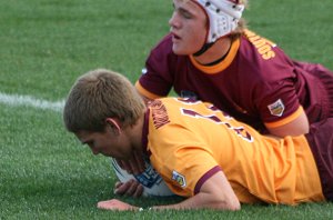 NCCC v SCCC u 15's action (Photo's : ourfootymedia)