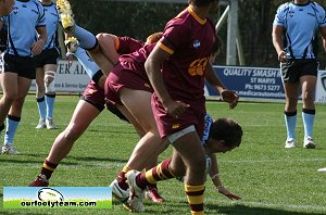 NSWCCC State Trials - Day 1 Under 18's - SCCC v MCS action (Photo's : OurFootyMedia) 