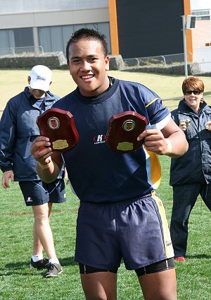 Man of the Match in the 2008 Buckley Shield & Player of the Buckley Shield Competition 2008 ( Photo : ourfooty media ) 