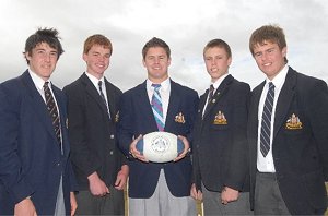 James Toole (opens) Brady Cheshire (under 15s), Sam George (opens), Robbie Mortimer (under 15s) and James Woolmington (under 15s) have all been selected to represent the NSW Combined Independent Schools rugby league side