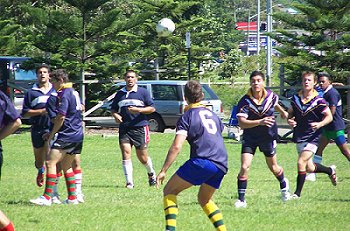Under 18's let the ball fly 