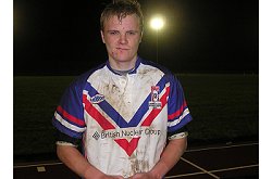 Michael Maxwel, British Lions with a very big heart after the game against the Australian Schoolboys ( Photo : his mum )