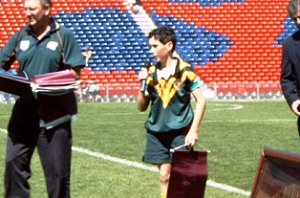 Young PS skipper thanks his team for their fantstic game and whole footy season 