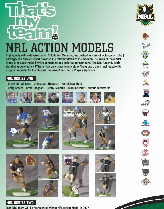 NRL ACTION MODELS